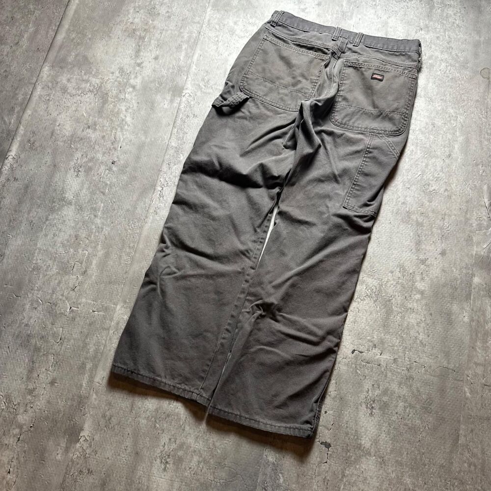 Dickies Men's Grey and Brown Trousers